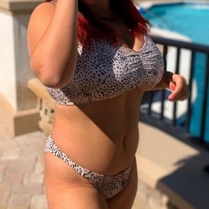 Patterned bathing suit from Hollister